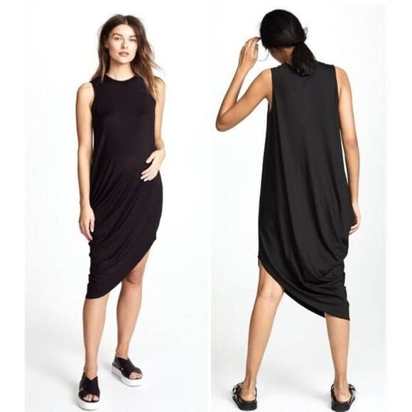 HATCH Maternity The Highline dress draped jersey asymmetric tank sz 0 (XS) - Picture 1 of 6